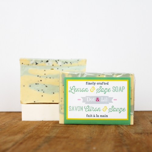  lemon & sage soap